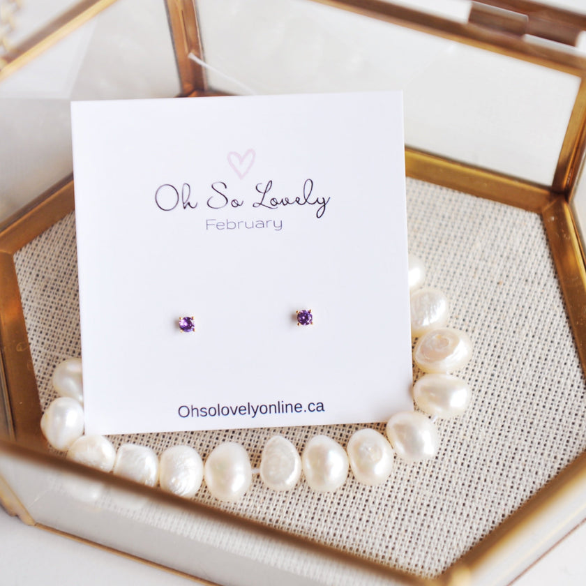BIRTHSTONE Earrings