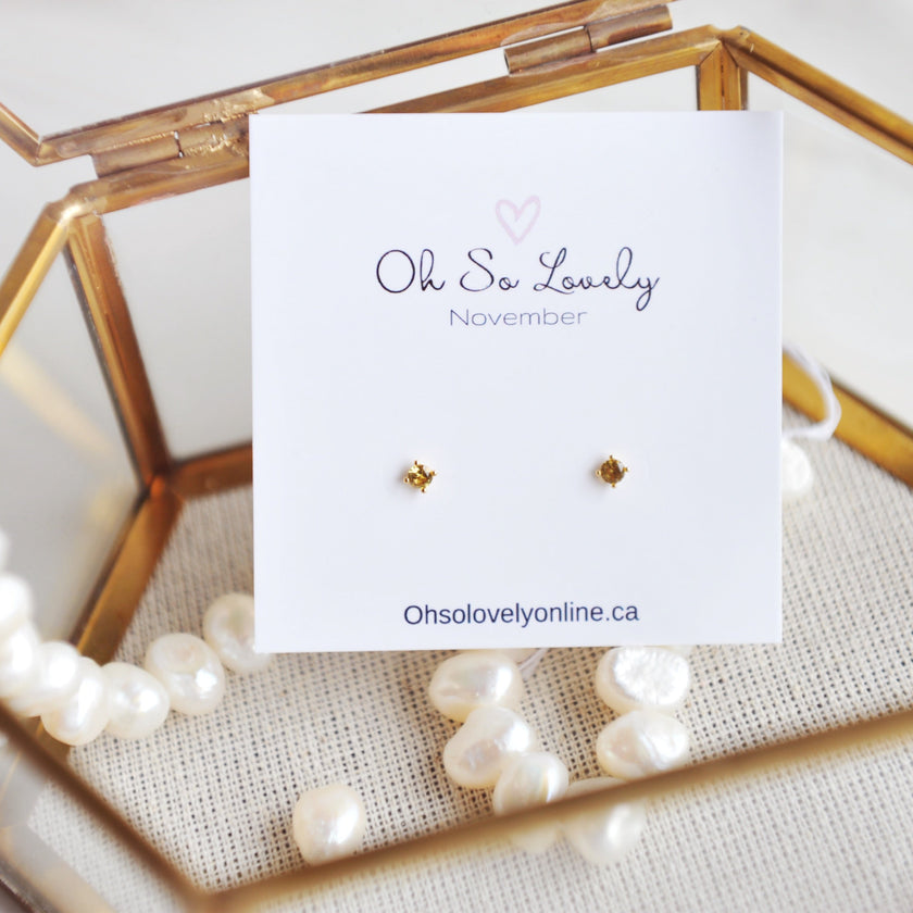 BIRTHSTONE Earrings
