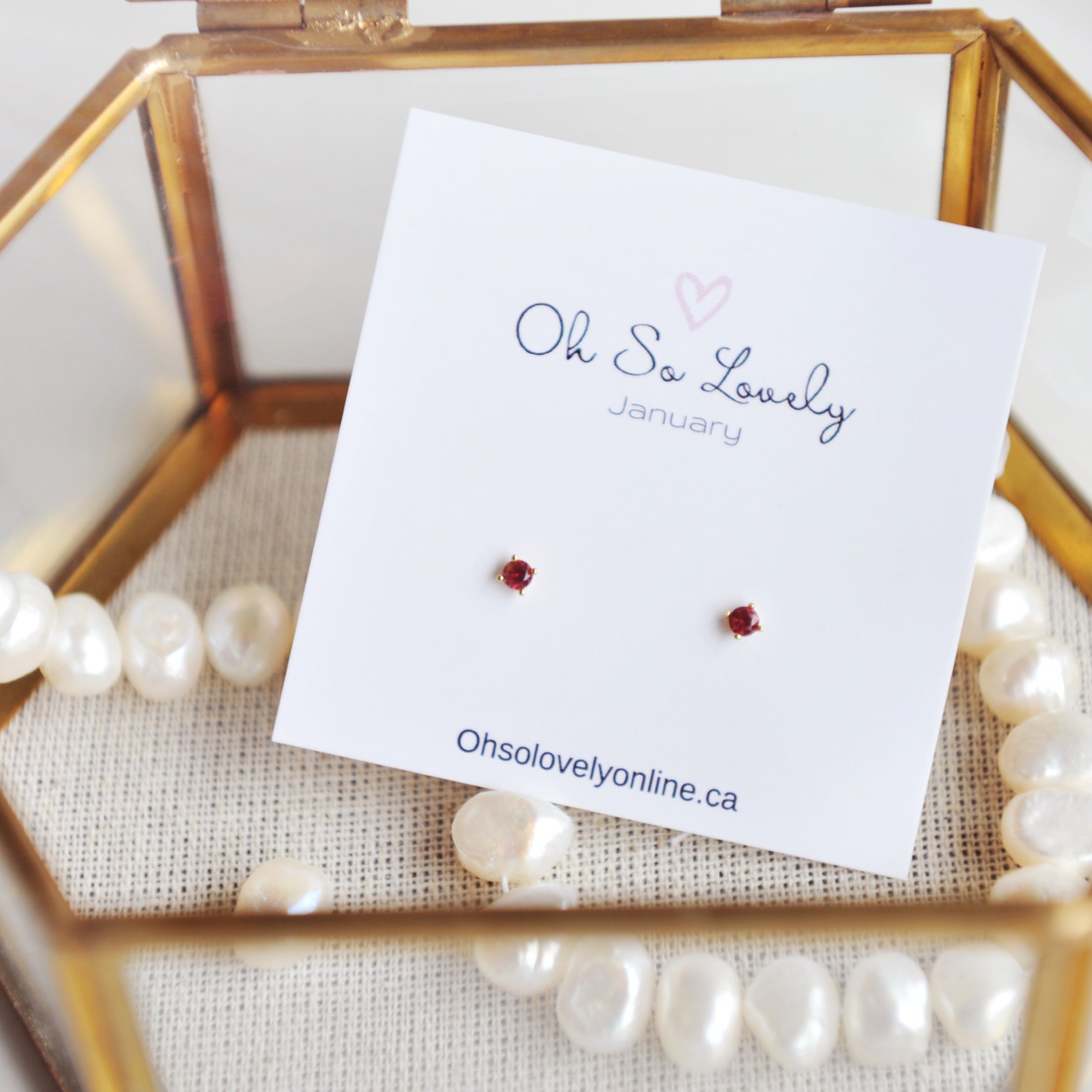 BIRTHSTONE Earrings