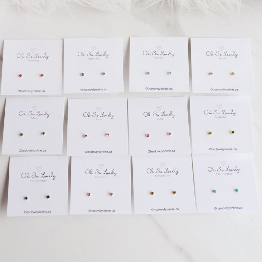 BIRTHSTONE Earrings