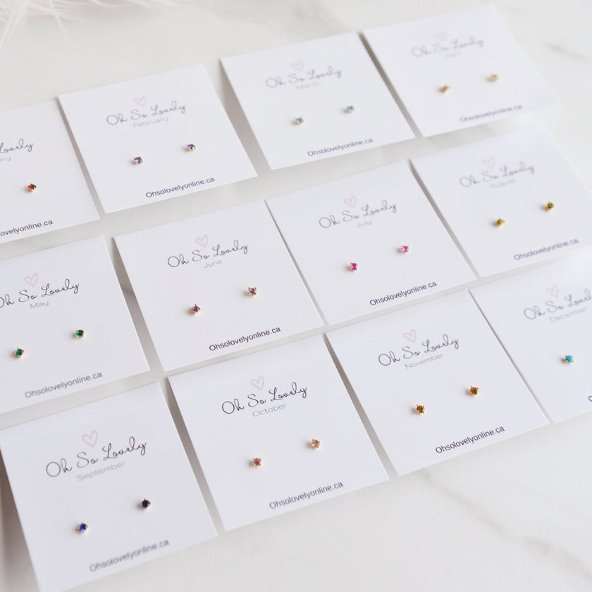 BIRTHSTONE Earrings
