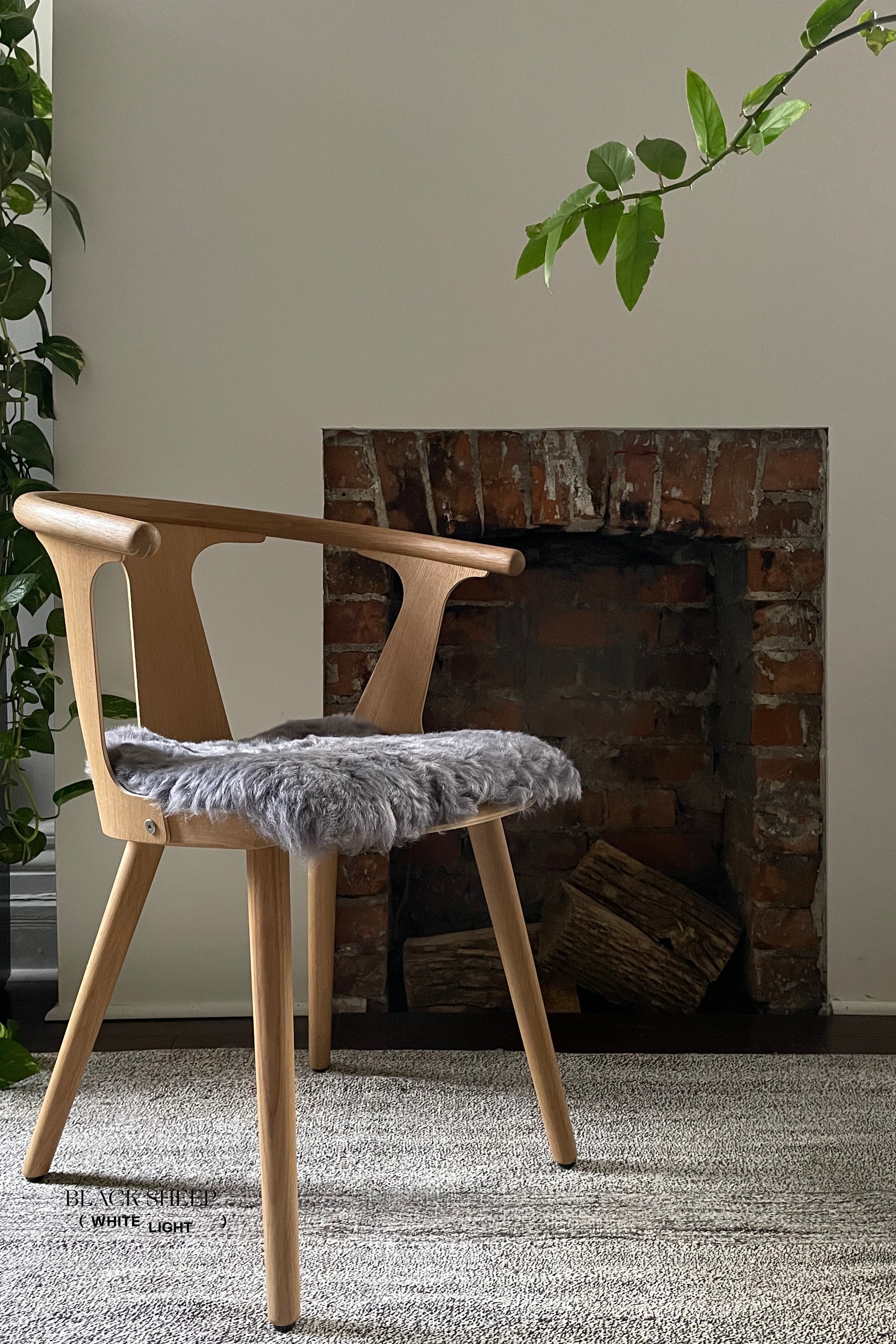 Shorn Silver Icelandic Sheepskin Chair Pad