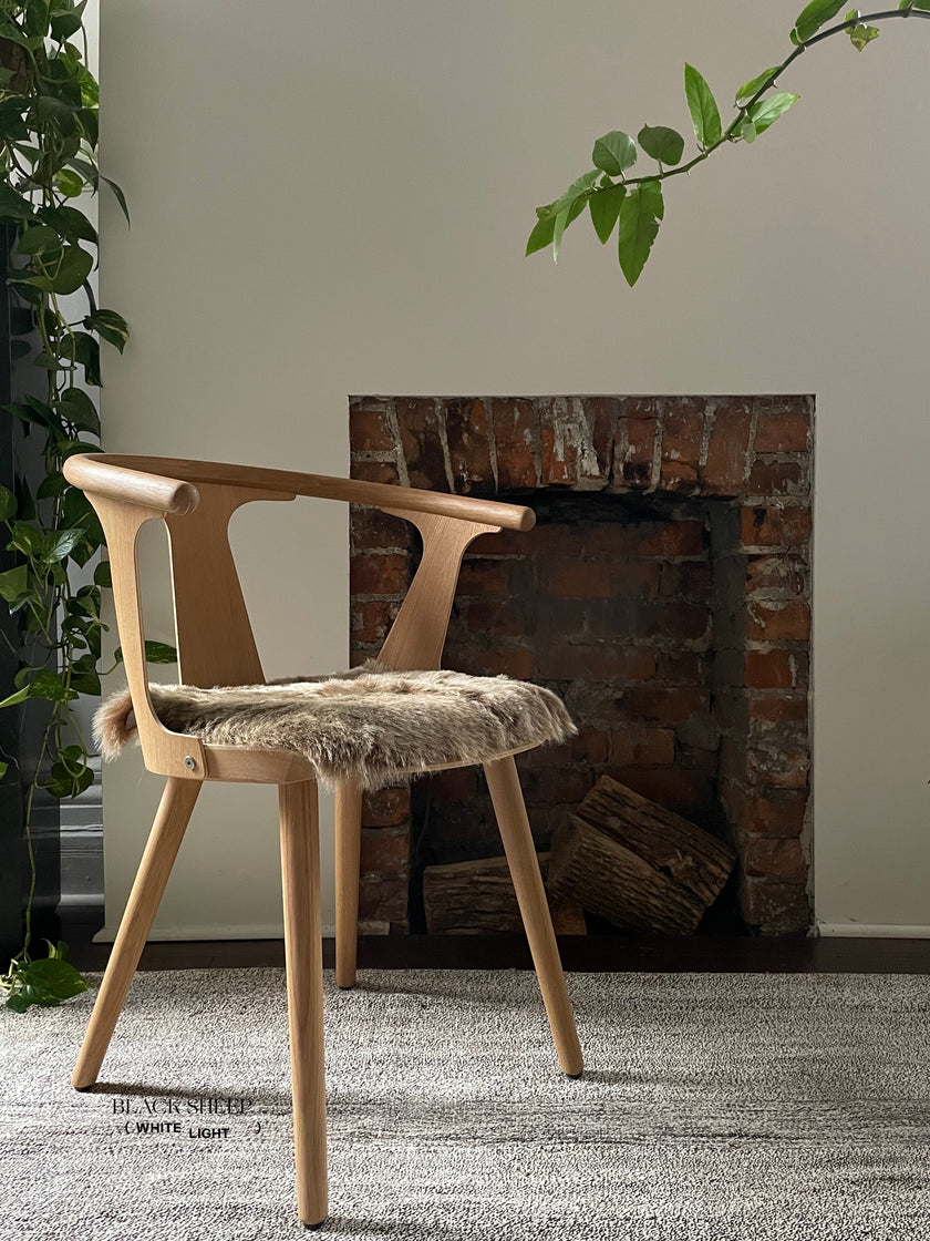Shorn Brown Icelandic Sheepskin Chair Pad