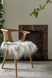 Natural Light Grey Icelandic Sheepskin Chair Pad