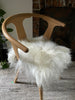 White Icelandic Sheepskin Chair Pad