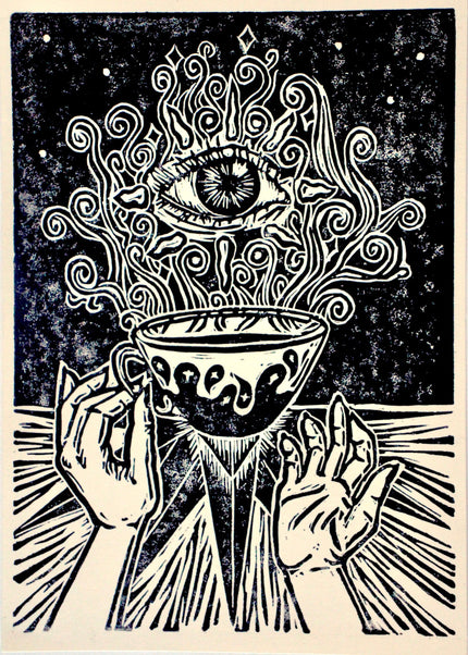 'Mystifying Cup' hand print