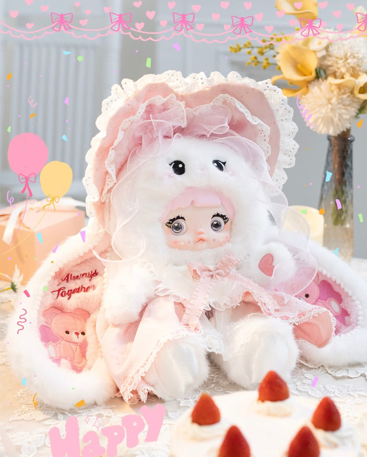 [pre order]  Nommi-2nd Anniversary 400% Vinyl Face Plush