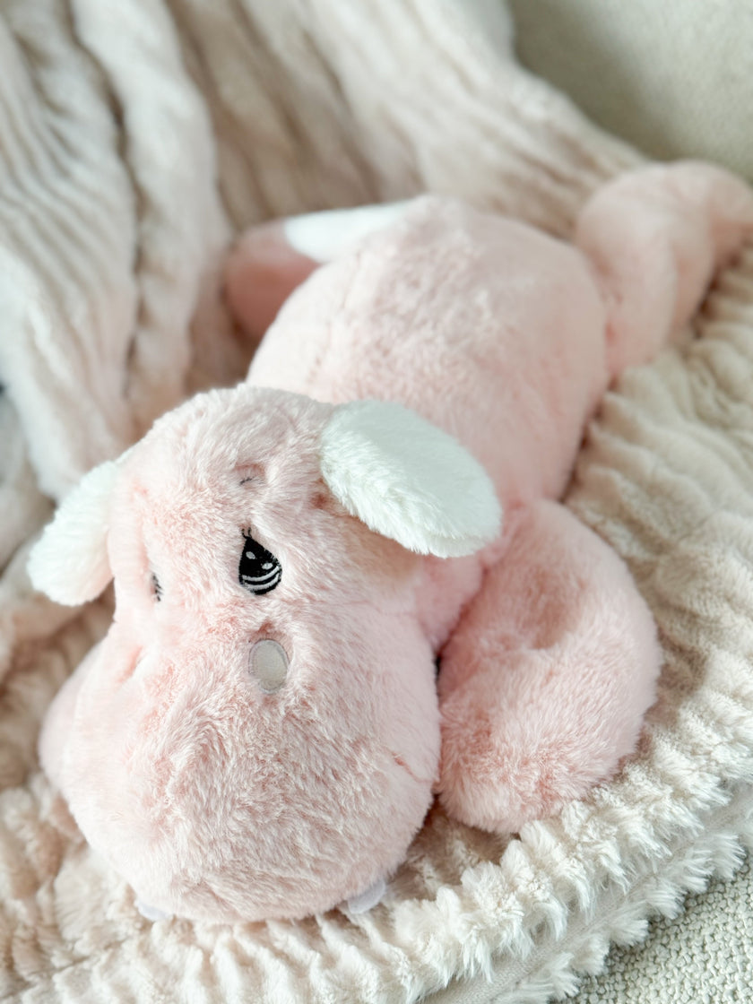 Peluche lestée Hippopo l'hippopotame