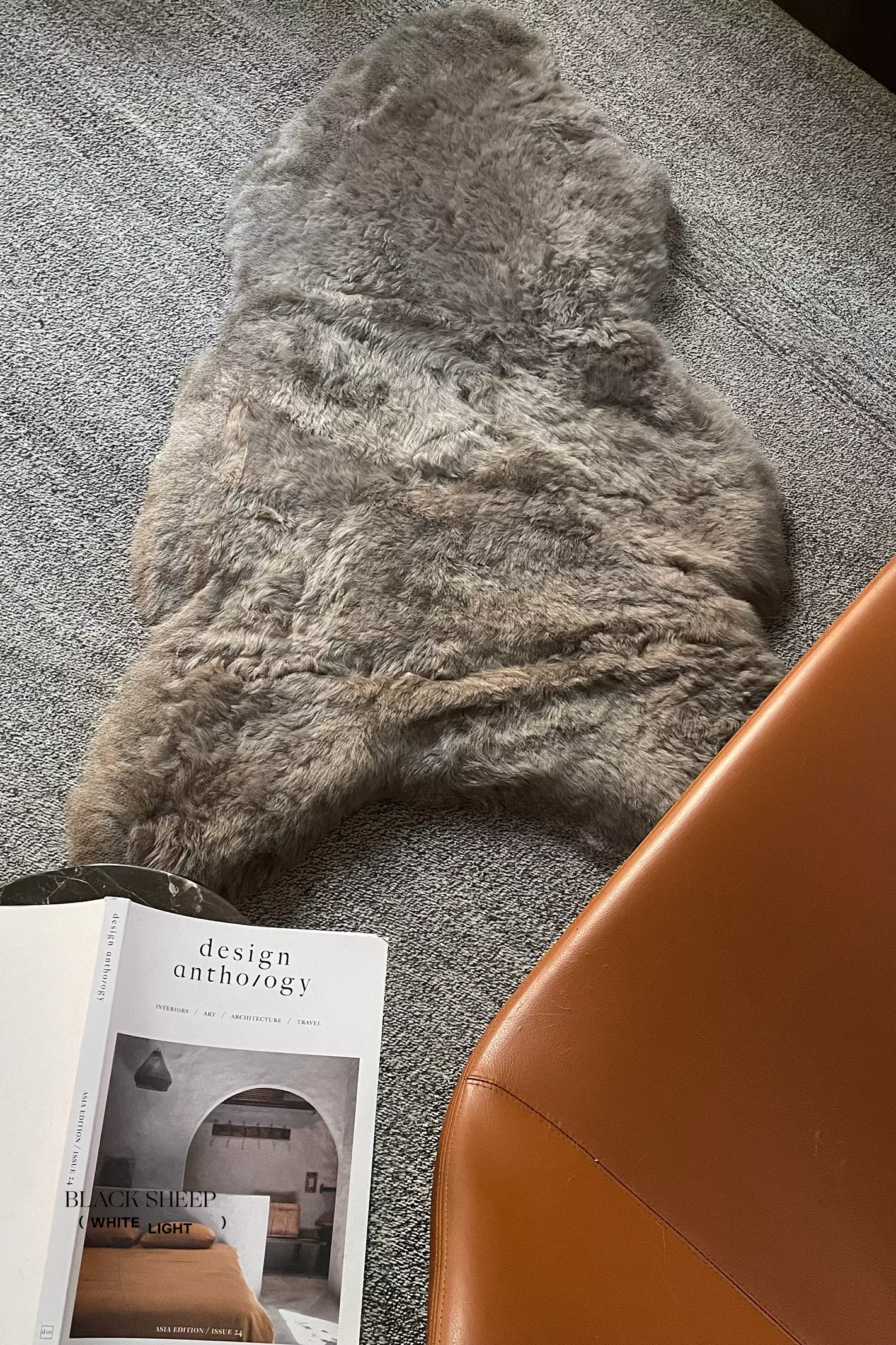 Shorn Taupe Icelandic Sheepskin