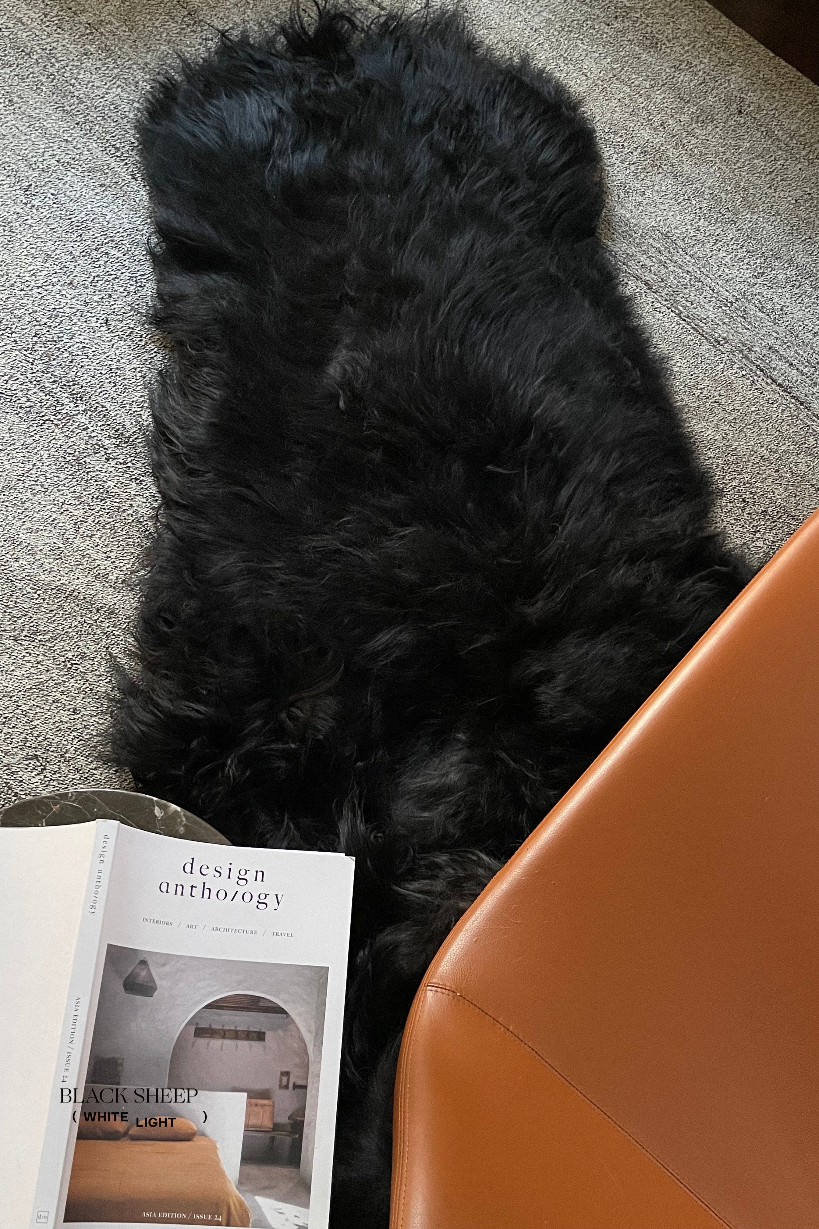 Black Double Icelandic Sheepskin