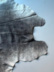 Large Dark Grey Cowhide Area Rug