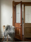 Grey Long Wool Gotland Sheepskin