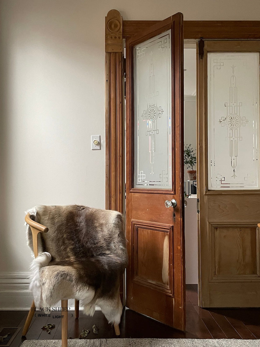 Dark Sami Reindeer Hide