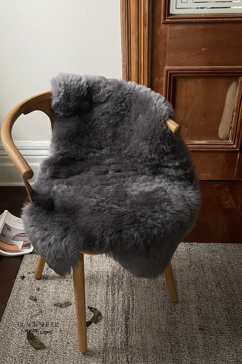Shorn Silver Icelandic Sheepskin