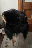 Black Icelandic Sheepskin
