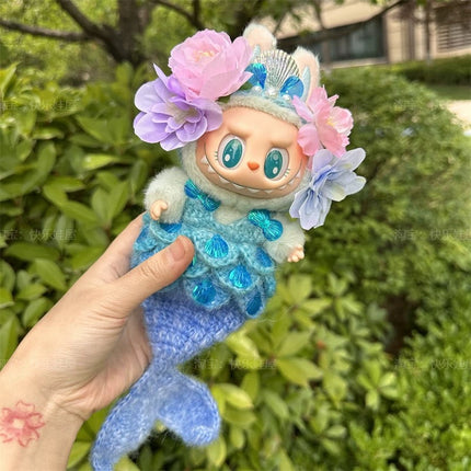[pre order] Handmade Labubu Outfit- lovely mermaid edition