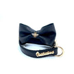 Raven dog collar