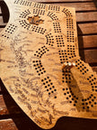 British Columbia Shaped Cribbage Board