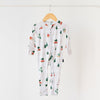 Winter Cottage Bamboo Zippered Romper
