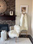 White Sami Reindeer Hide
