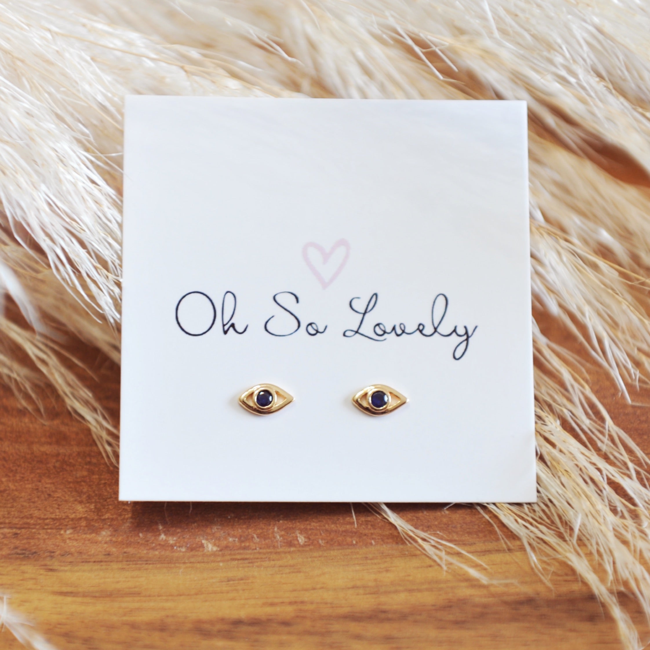 Evil Eye Stud Earrings