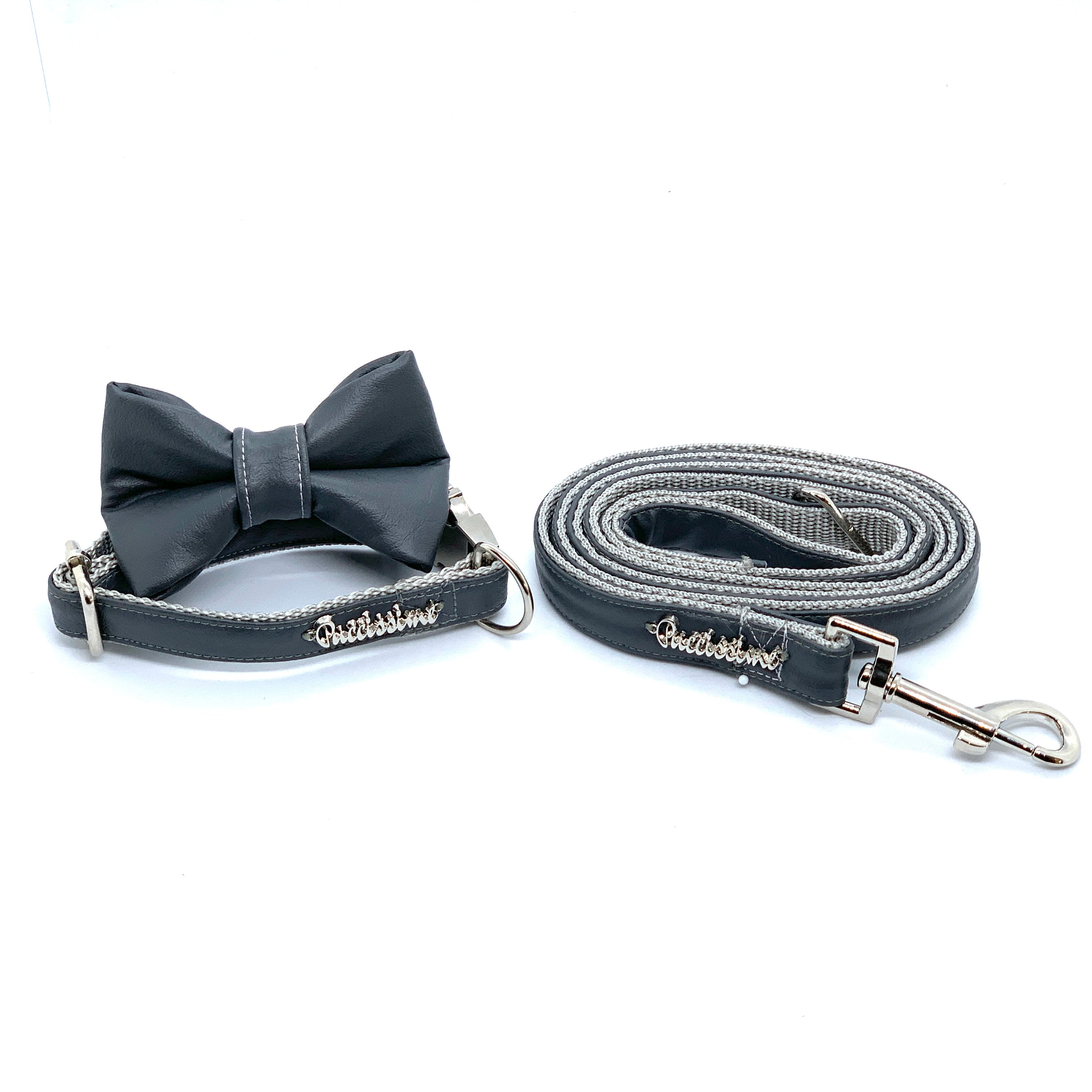 Shadow dog bow tie