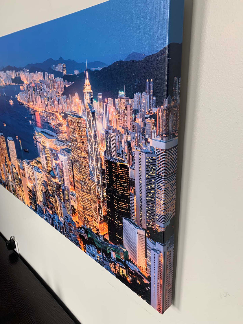 Canvas Print-Hong Kong-Skyline-Wall Art