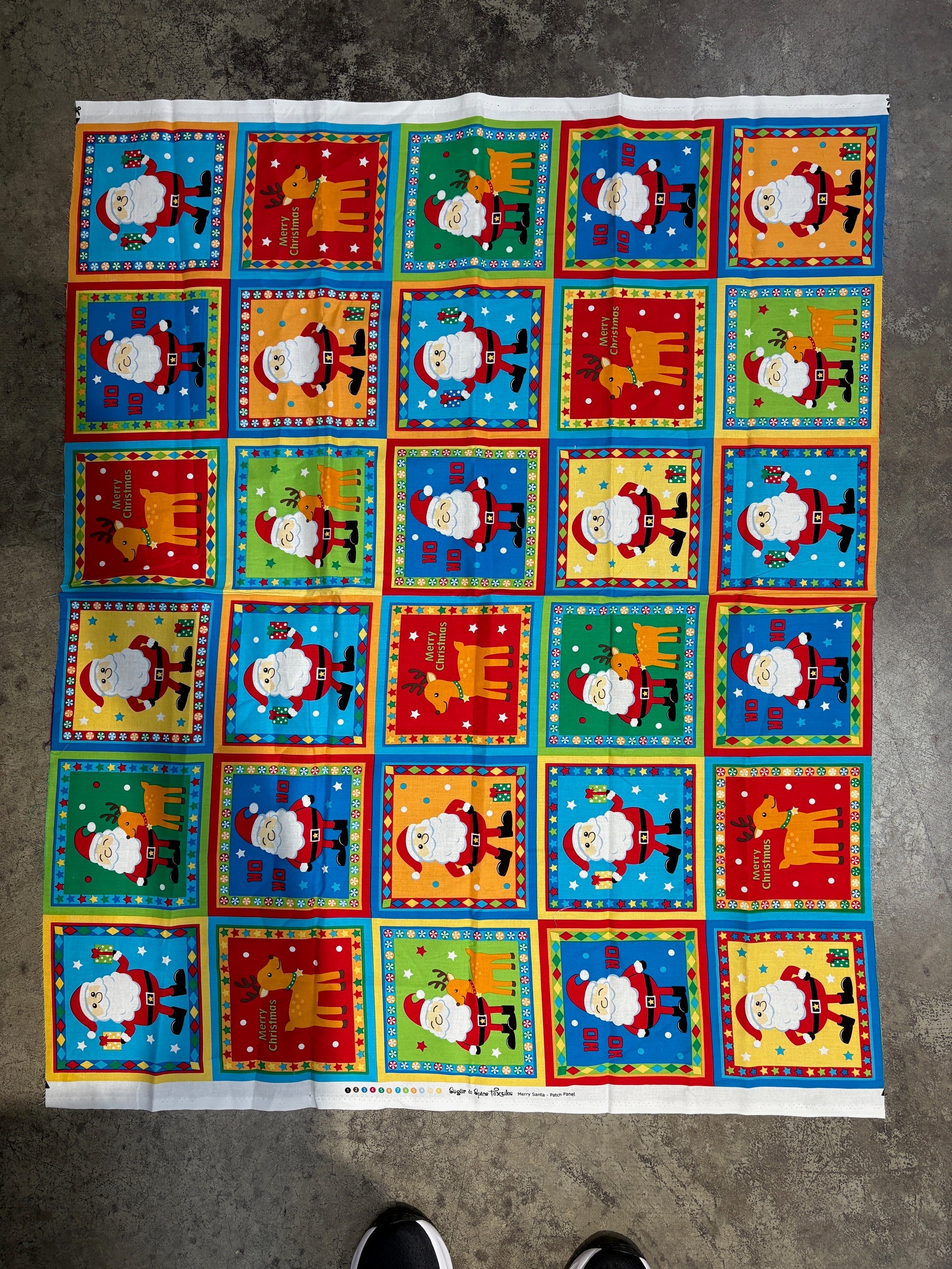 Sugar and Spice - Merry Santa - Patch Panel