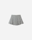 Pleated Mini Skirt | Navy Check | Rylee & Cru
