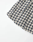 Pleated Mini Skirt | Navy Check | Rylee & Cru