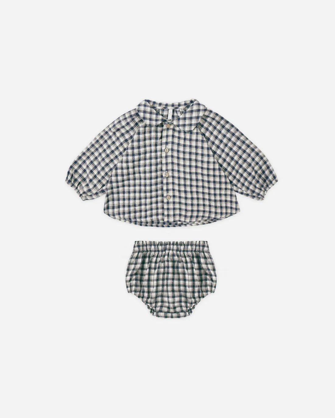Nellie Set | Navy Check | Rylee & Cru