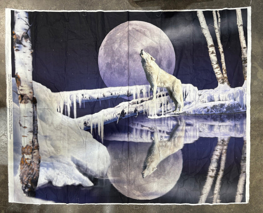 David Textiles - Four Seasons - Wolf - Gordon Semmens - Panel