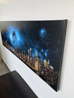 Toronto Skyline Moon-Cities Skyline- Wall art decor