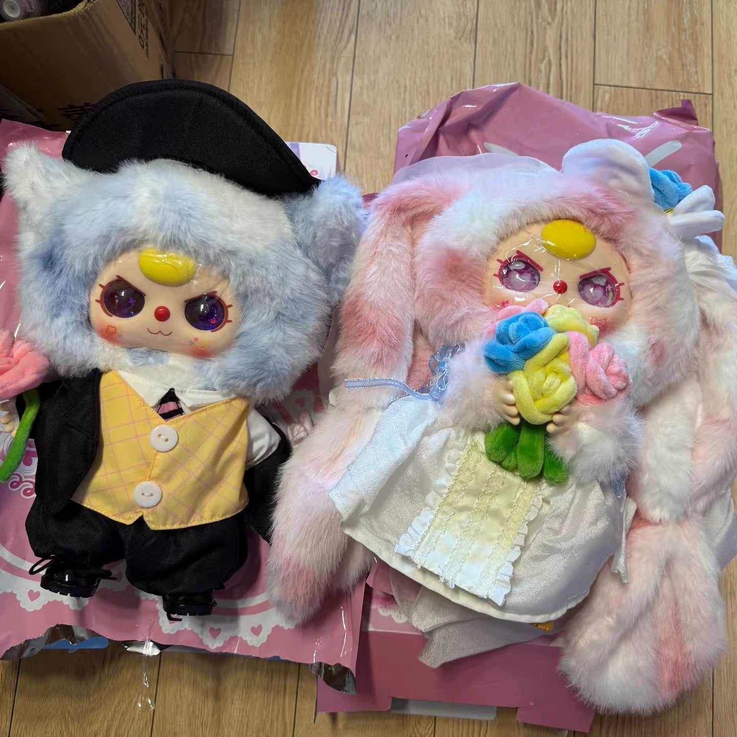 [pre order] Baby Three Romantic Wedding Limited Edition 400% Plush