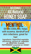 ALL NATURAL HONEY MENTHOL FACE & BODY BAR
