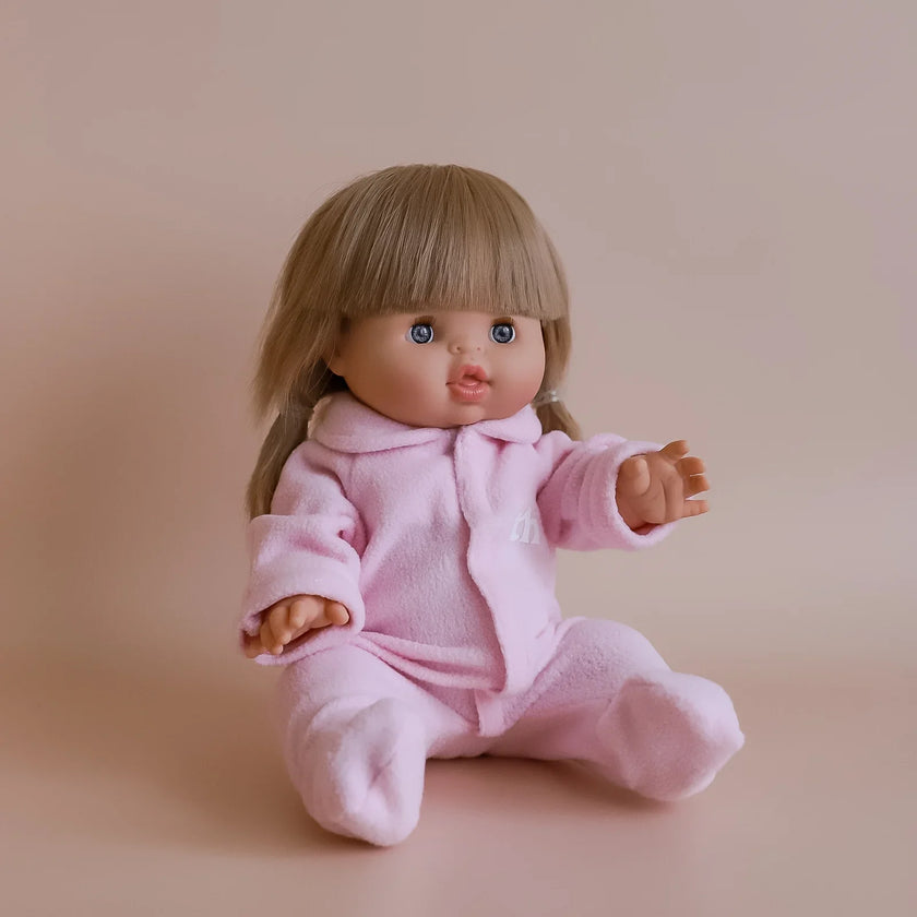 Light Pink Footed Pajamas - Tiny Harlow