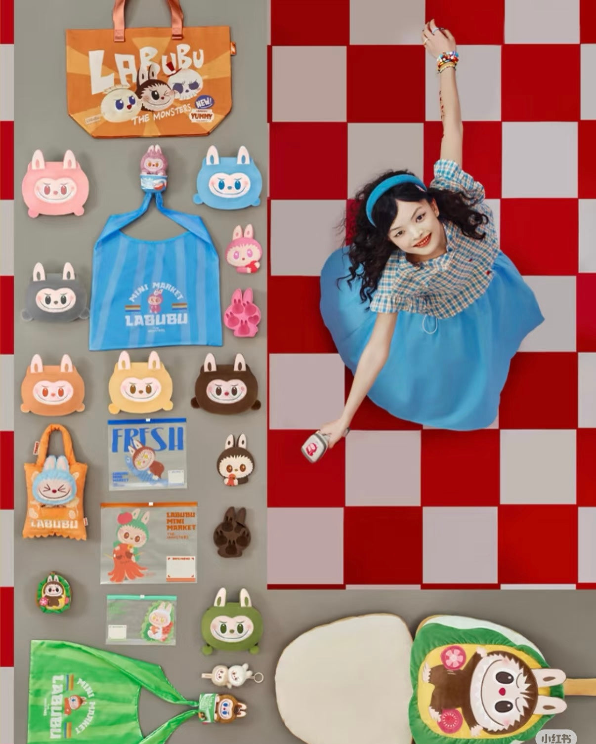 [pre order] Labubu Wacky Mart Hanging Tissue Holder