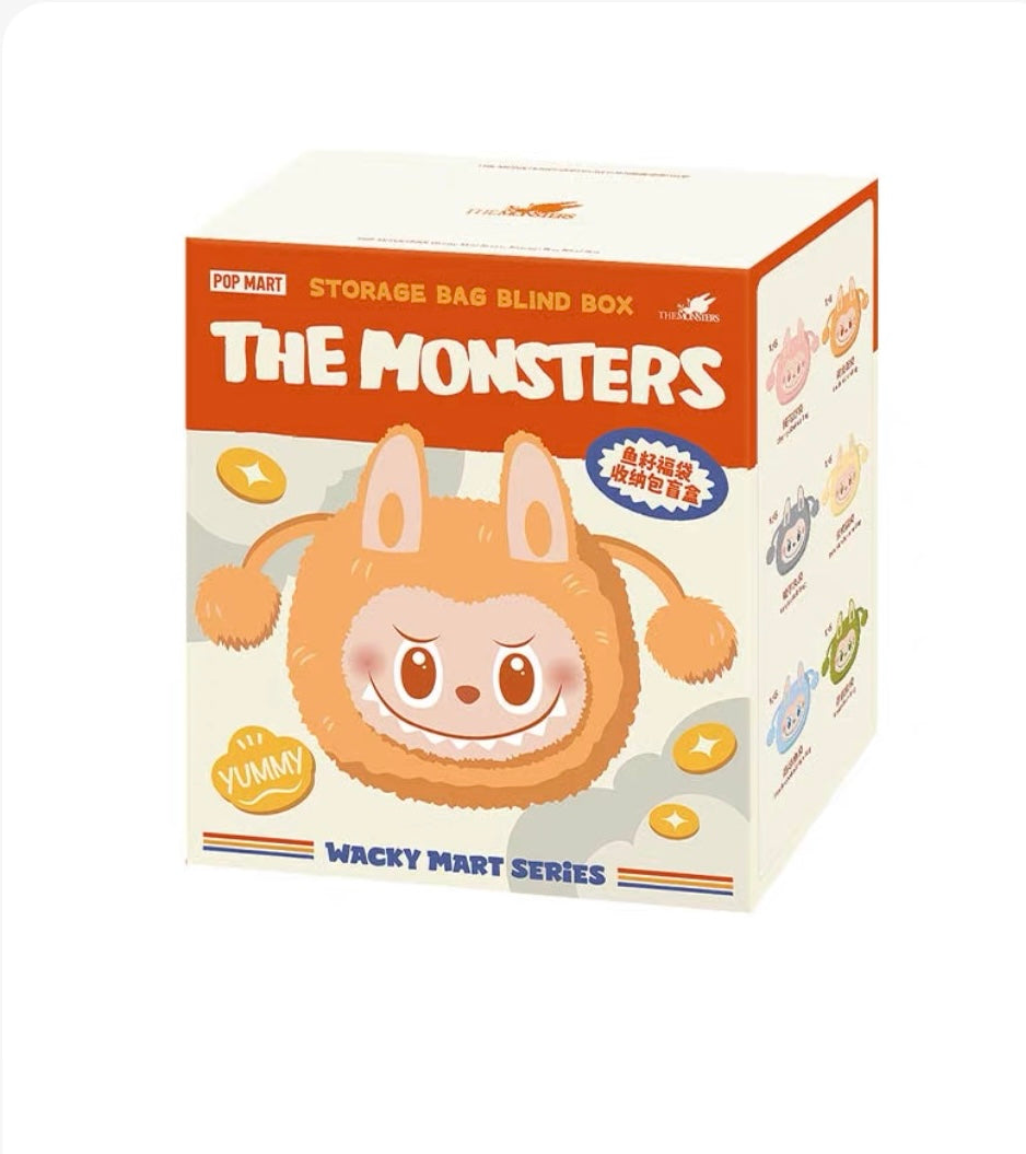 [pre order] labubu the monster wacky mart series storage bag blind box