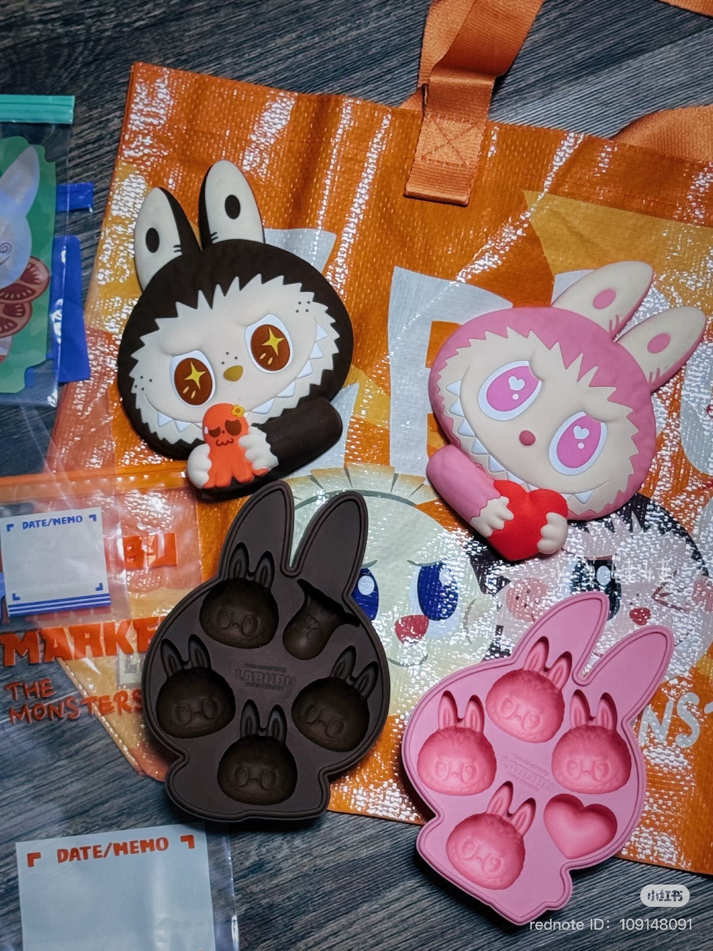 [pre order] labubu wacky mart silicone icetray
