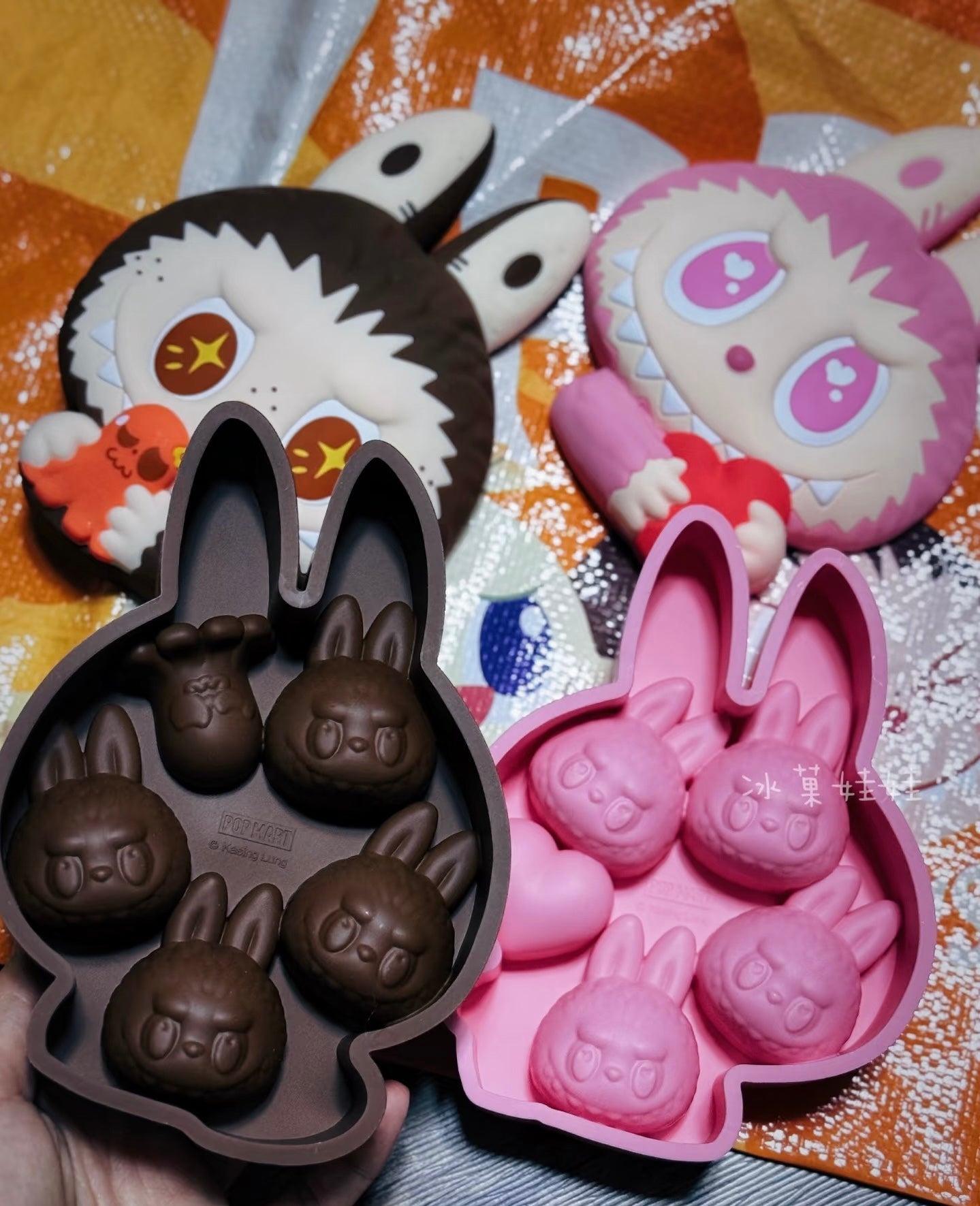 [pre order] labubu wacky mart silicone icetray