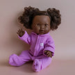 Dark Pink Footed Pajamas - Tiny Harlow