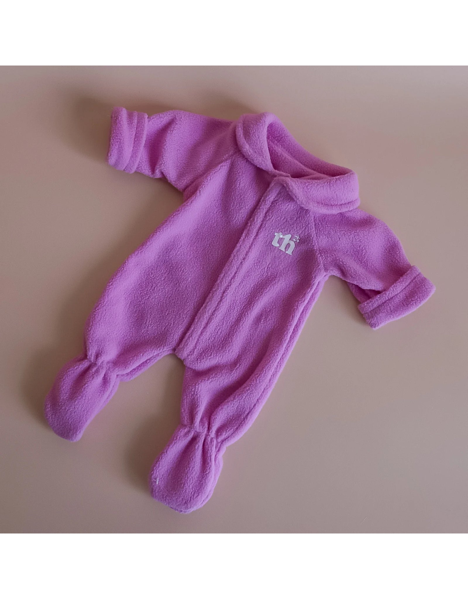 Dark Pink Footed Pajamas - Tiny Harlow