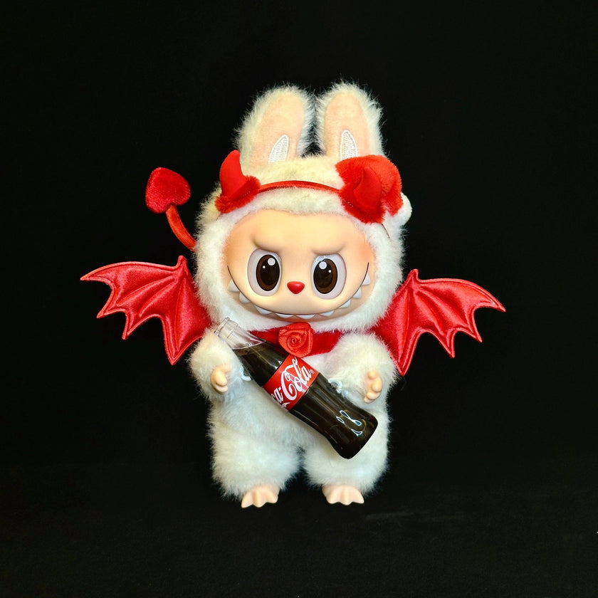 [pre order] [Pre-Order] Labubu Cosplay Outfit – Fuzzy Devil Edition
