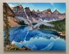 Canvas Wildlife Art-Snowy Owl at Banff-Printed Artwork