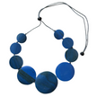 Wooden Flat Disk Necklace