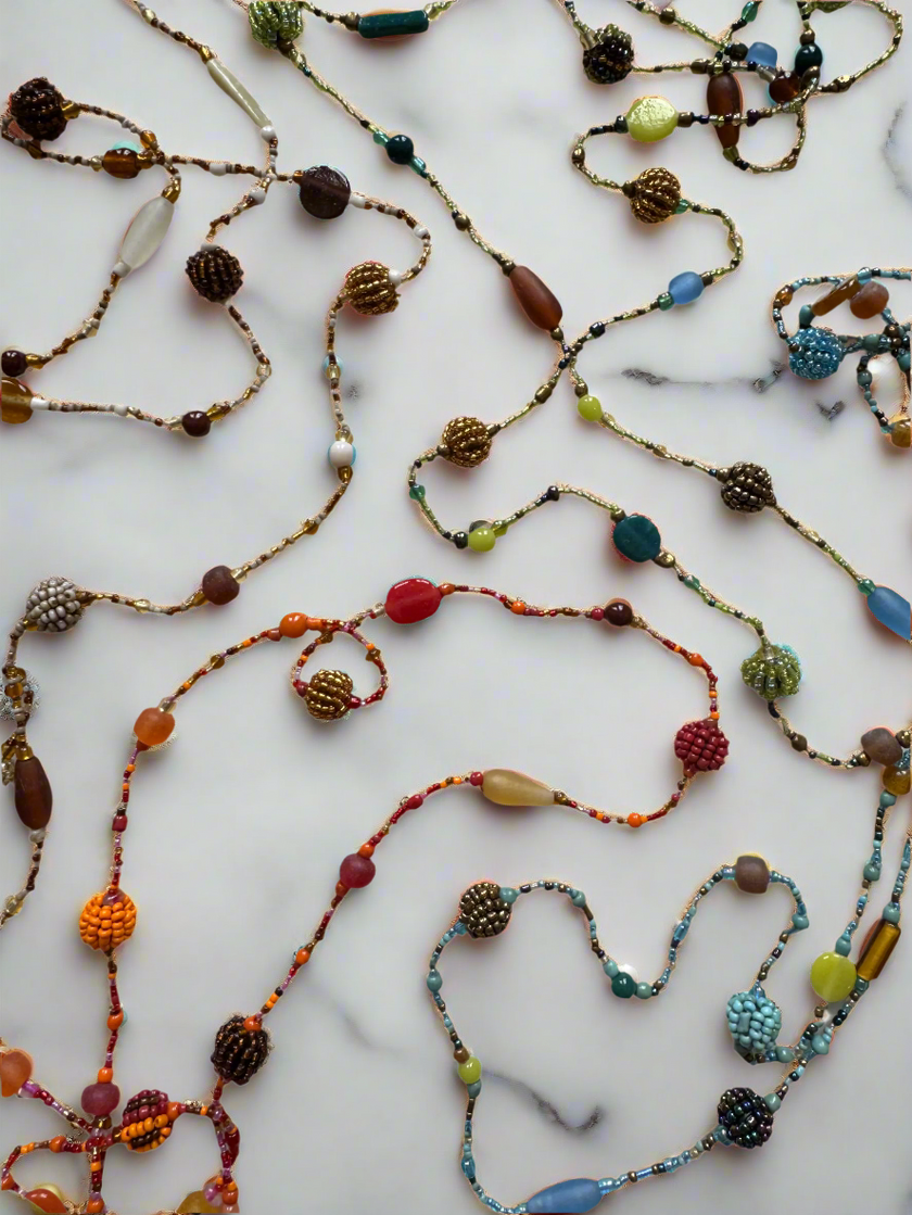Small Beaded Ball Necklace