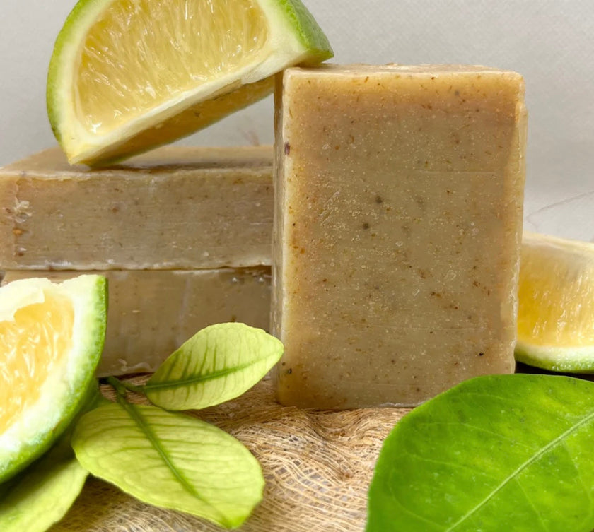 All Natural Soap Bamboo Charcoal Orange