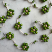 Wooden Ball Flower Necklace