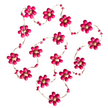 Wooden Ball Flower Necklace