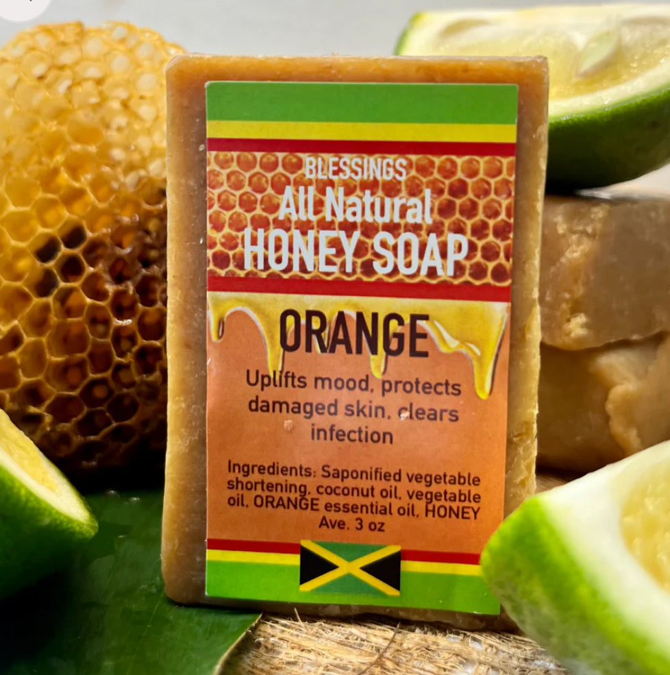 All Natural Honey Soap Orange